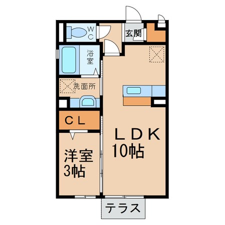 アンベリール堀の内の物件間取画像